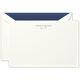 Correspondence Flat Note Cards with Flourish Motif - Raised Ink Image 2 of 2